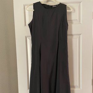 Long black A line dress